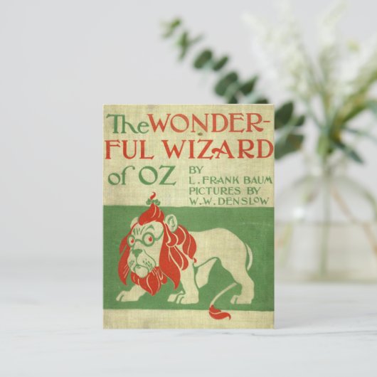 Carte Postale Couverture originale du magicien d'Oz (Debout devant)