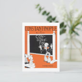 Carte Postale Couverture Vintage de Constantinople (Debout devant)
