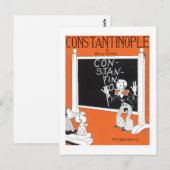 Carte Postale Couverture Vintage de Constantinople (Devant / Derrière)