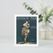 Carte Postale Couverture Vintage de l'île Rainbow (Debout devant)