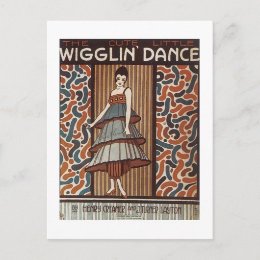 Carte Postale Couverture Vintage de Wigglin Dance (Devant)