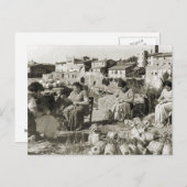 Carte Postale Couvertures de bouteilles en Chianti (Devant / Derrière)