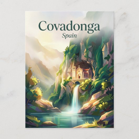 Carte Postale Covadonga Espagne (Devant)