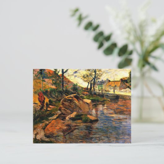 Carte Postale Cove En Face Du Port De Pont-Aven, (Debout devant)