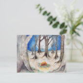 Carte Postale "Coven d'arbres" (Debout devant)