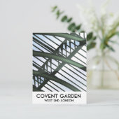 Carte Postale Covent Garden, Londres, affiche de voyage de style (Debout devant)
