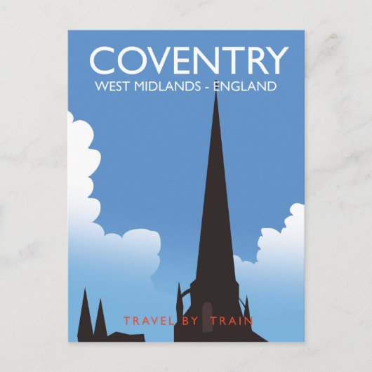 Carte Postale Coventry West Midlands Angleterre Affiche de voyag (Devant)