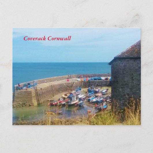 Carte Postale Coverack Harbour Le Lizard Cornwall Angleterre (Devant)
