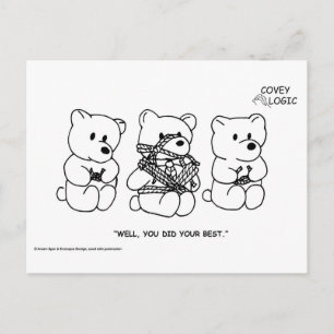 Carte postale Covey Logic "Do Your Best"