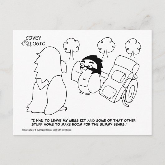 Carte postale Covey Logic Gumy Bears (Devant)
