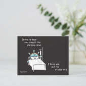 Carte postale COVID #2 dans la série CORONA de Dan (Debout devant)