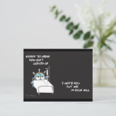 Carte postale COVID #2 dans une série de l'artiste (Debout devant)