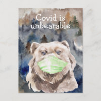 Covid Quarantine Pandemic Bear Commemorative