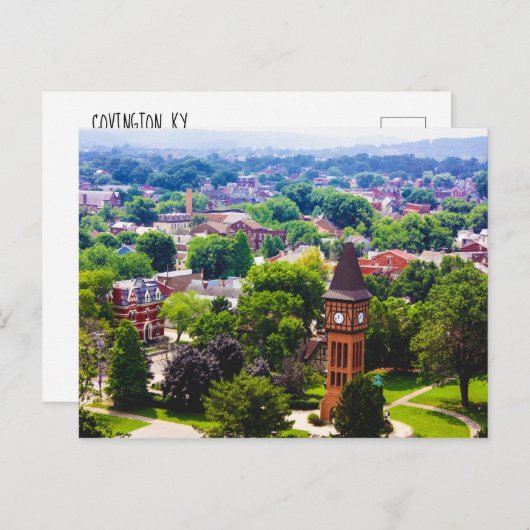 Carte postale Covington (Devant / Derrière)