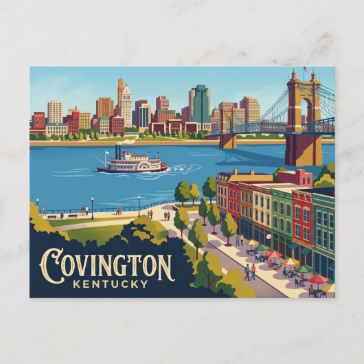 Carte Postale Covington, Kentucky Kentucky (Devant)