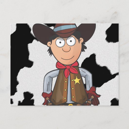 Carte Postale Cow-boy (Devant)