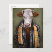 Carte Postale Cow-man (Devant / Derrière)