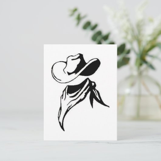 Carte Postale Cowboy (Debout devant)