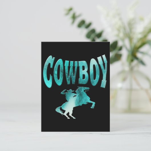 Carte Postale Cowboy (Debout devant)