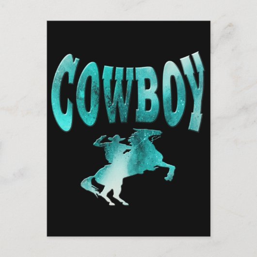 Carte Postale Cowboy (Devant)