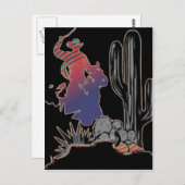 Carte Postale cowboy (Devant / Derrière)