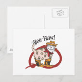 Carte Postale Cowboy (Devant / Derrière)