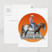 Carte Postale cowboy (Devant / Derrière)