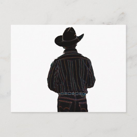 Carte Postale cowboy (Devant)