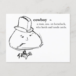 Carte Postale Cowboy