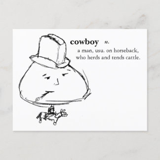 Carte Postale Cowboy