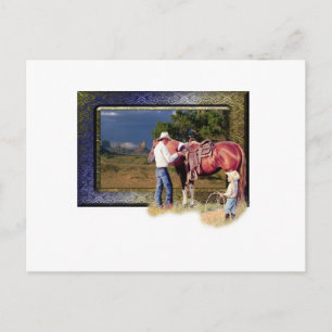 Carte Postale Cowboy