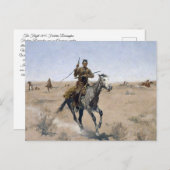 Carte Postale Cowboy américain (Devant / Derrière)