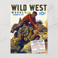 Cowboy Avec Cheval Sauvage