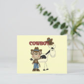 Carte Postale Cowboy avec des tee-shirts et des cadeaux pour che (Debout devant)