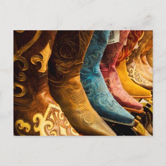 Carte Postale Cowboy boots for sale, Arizona (Devant)