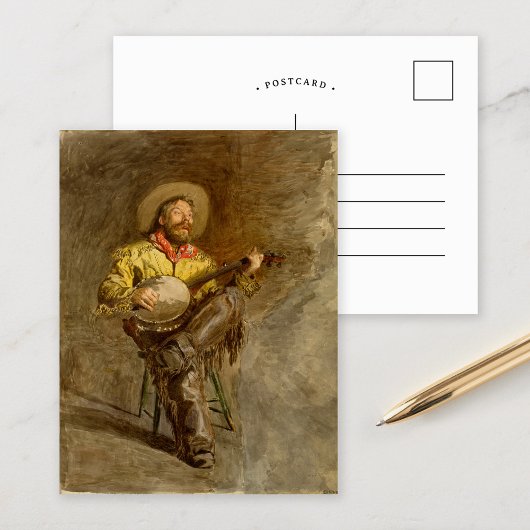 Carte Postale Cowboy chantant | Thomas Eakins