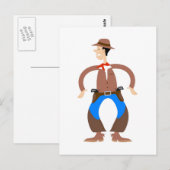 Carte Postale Cowboy Joe (Devant / Derrière)