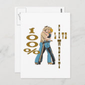 Carte Postale Cowboy Love (Devant / Derrière)