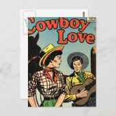Carte Postale Cowboy Love (Devant / Derrière)