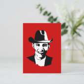 Carte Postale Cowboy Obama (Debout devant)