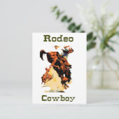 Carte postale Cowboy Rodeo (Debout devant)