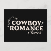 Carte Postale Cowboy romance livres esthétique (Devant)