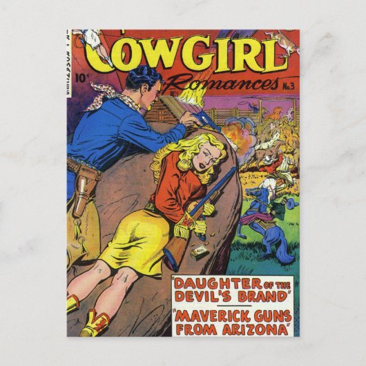 Carte Postale Cowboy Romances (Devant)
