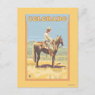Carte Postale Cowboy (Vue latérale) Colorado