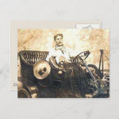 Carte Postale Cowboys vintages 16 (Devant / Derrière)