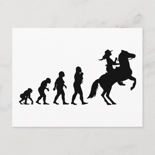 Carte Postale Cowgirl (Devant)