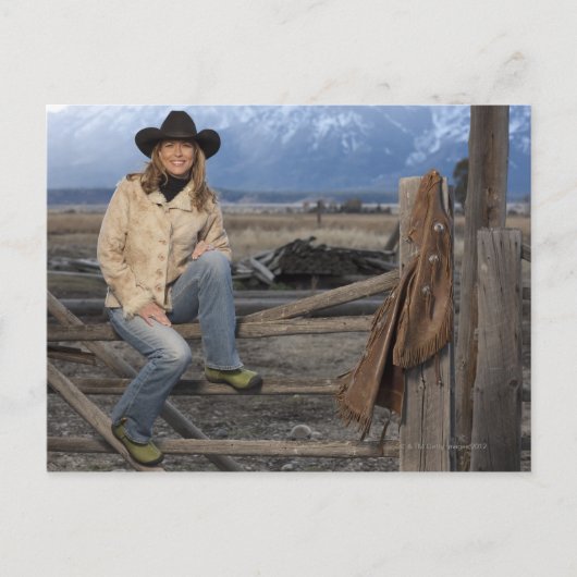 Carte Postale Cowgirl 3 (Devant)