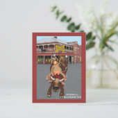Carte Postale Cowgirl Bullrider (Debout devant)