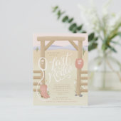 Carte Postale Cowgirl de la dernière tournée Réception de mariag (Debout devant)