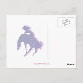 Carte postale "Cowgirl On Coffee" (Dos)